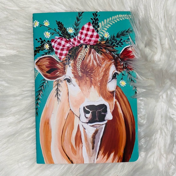 Notebook Striped “flower crown farm animals” 3 pack - Picture 3 of 8
